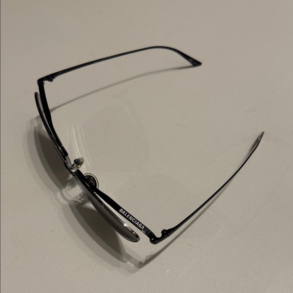 Authentic Balenciaga Silver and Black Sunglasses - Picture 8 of 8